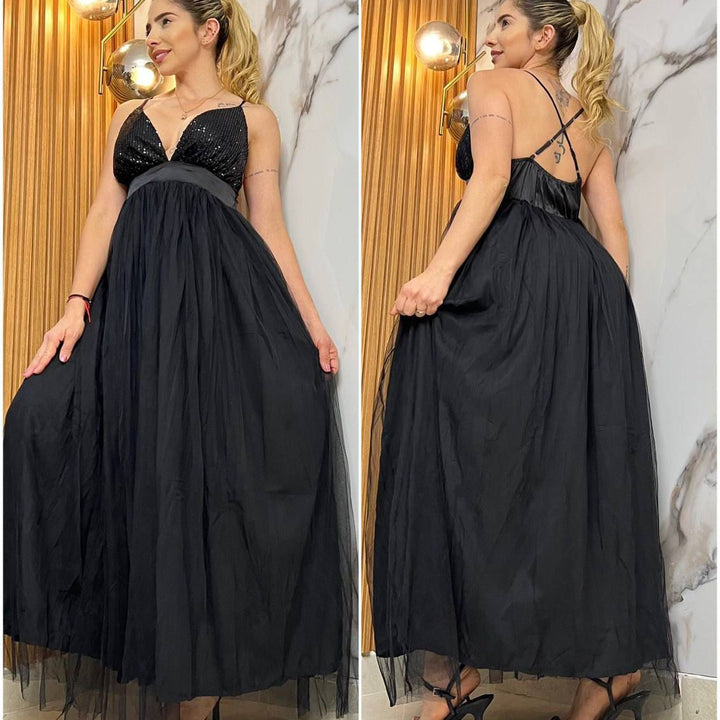 Vestido Largo Velo 2519