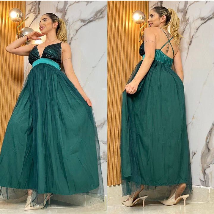 Vestido Largo Velo 2519