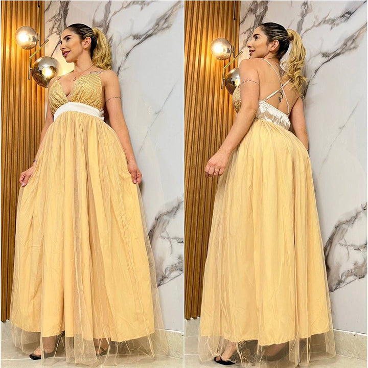 Vestido Largo Velo 2519