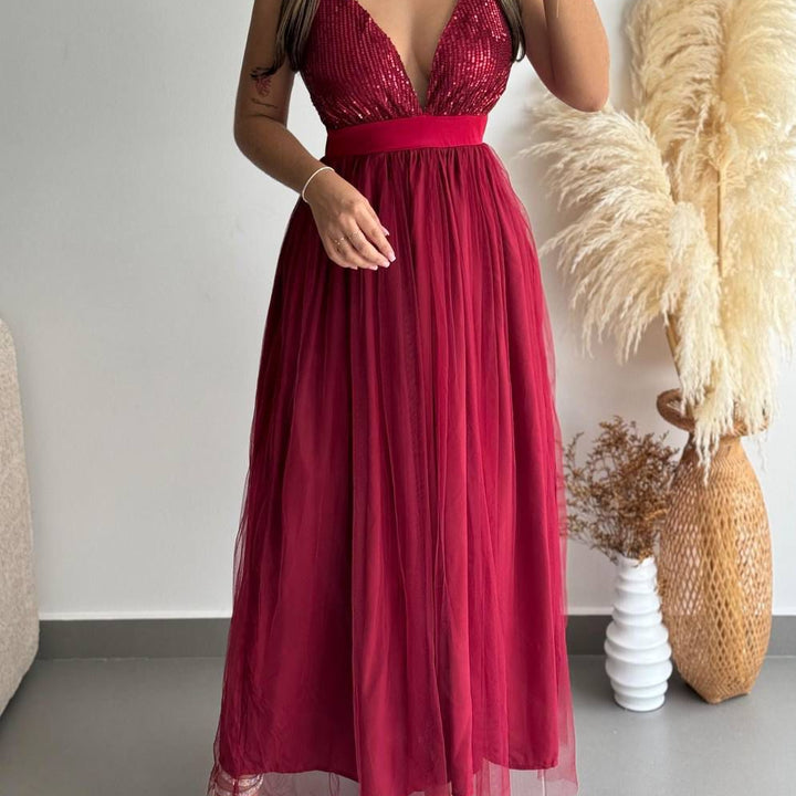 Vestido Largo Velo 2519