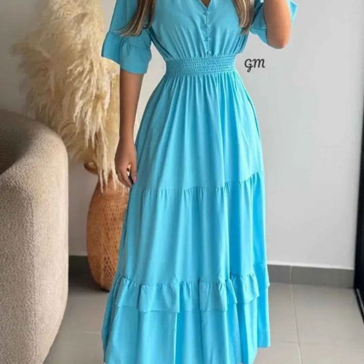 VESTIDO LARGO ELEGANTE DAMA