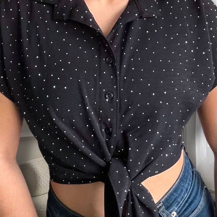 Blusas camisera brillos Martina