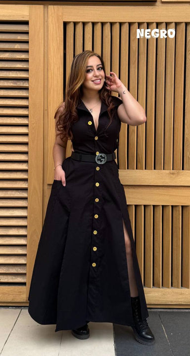 Vestido en dril  ALANA