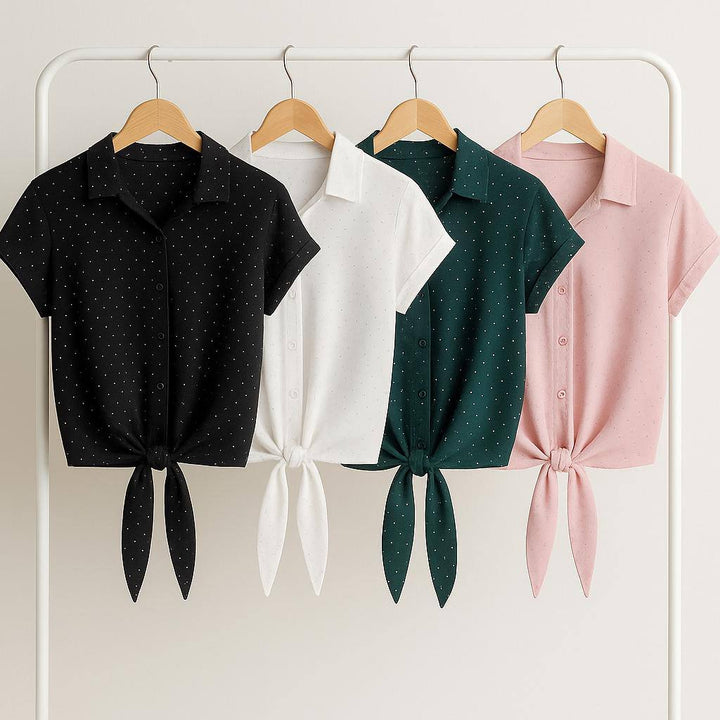 Blusas camisera brillos Martina